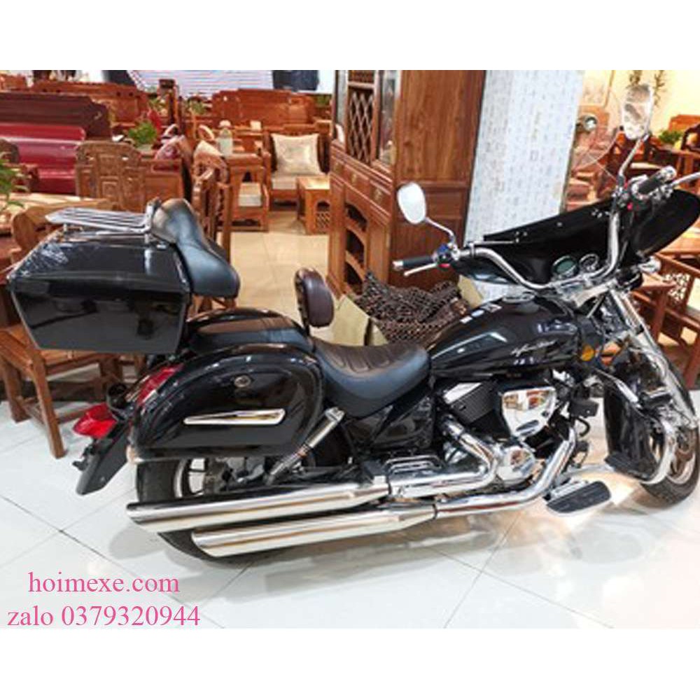 Cặp Thùng Hông Honda Steed 400-600 Rộng 13cm+Bộ Pass Ốc Vít