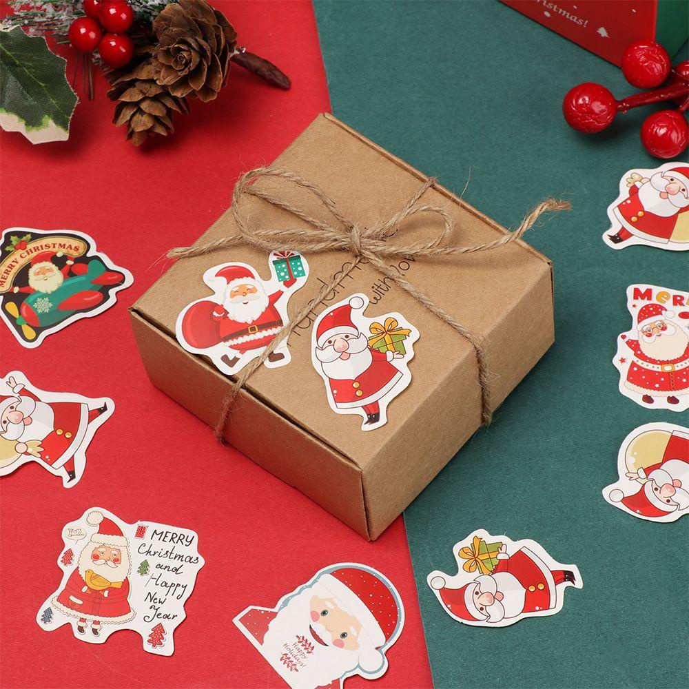 CHOOKEY Bộ 48 Hình Dán Trang Trí Nhật Ký Chủ Đề Giáng Sinh