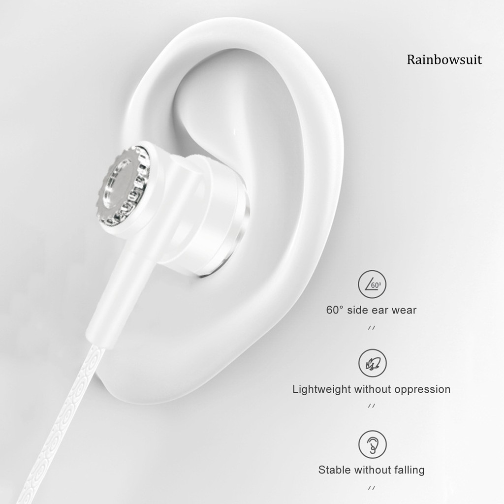 Tai Nghe Rb-L104 Âm Thanh Sống Động Với Jack Cắm 3.5mm Cao Cấp