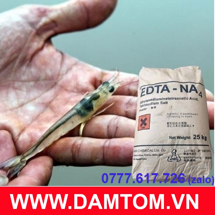 Bột khử phèn EDTA 4Na cho ao tôm gói 1kg