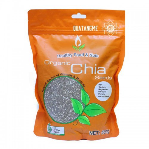 Hạt Chia Hữu Cơ Healthy Food Organic Chia Seed Orange Bag 500g - Úc