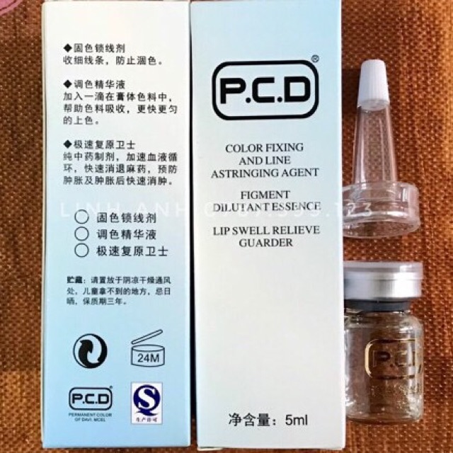 Colagen Tươi PCD phủ bóng môi /Dcpx Doreme