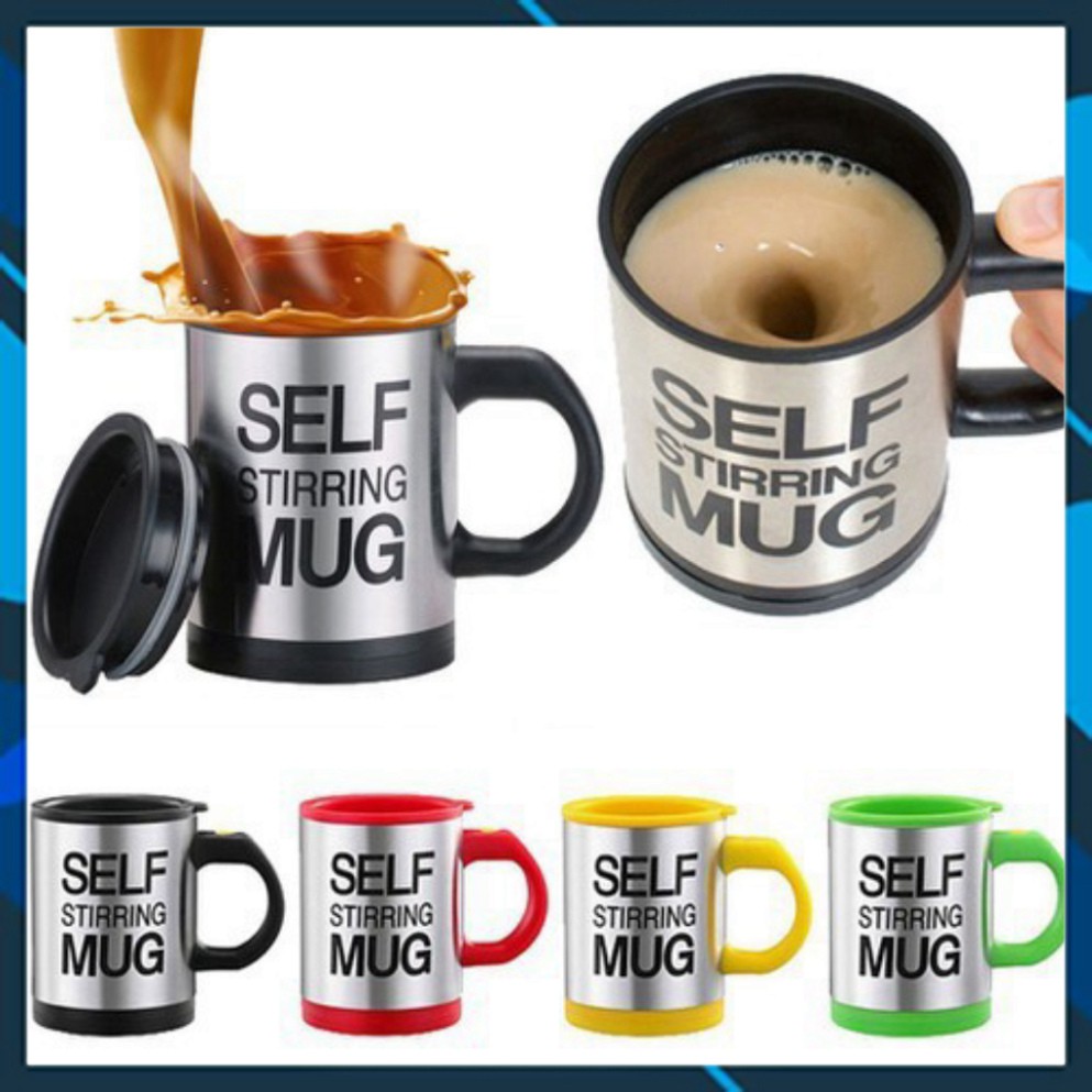 Cốc tự khuấy thông minh cốc tự pha cafe Self Stirring Mug 350ml