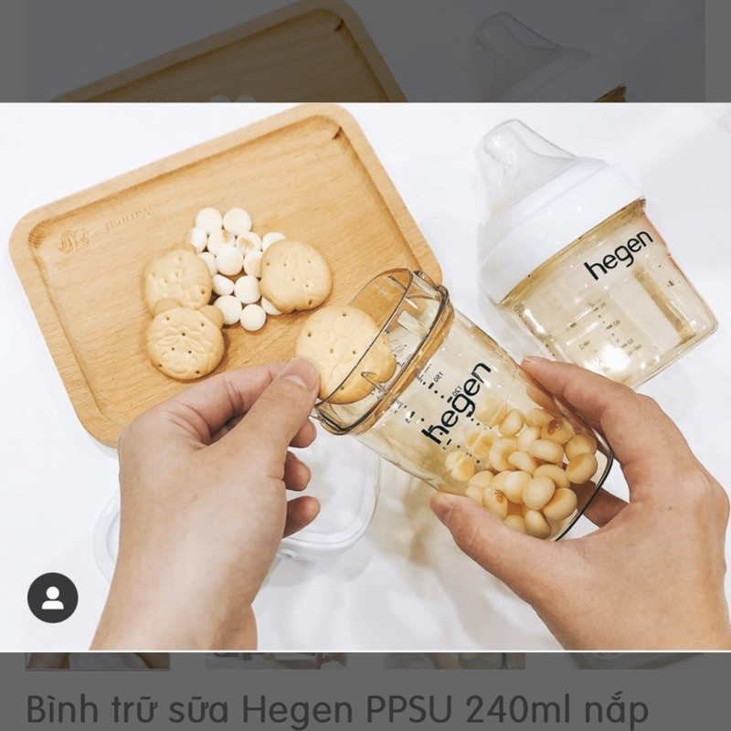 Bình trữ sữa Hegen PPSU 240ml - Hàng chính hãng