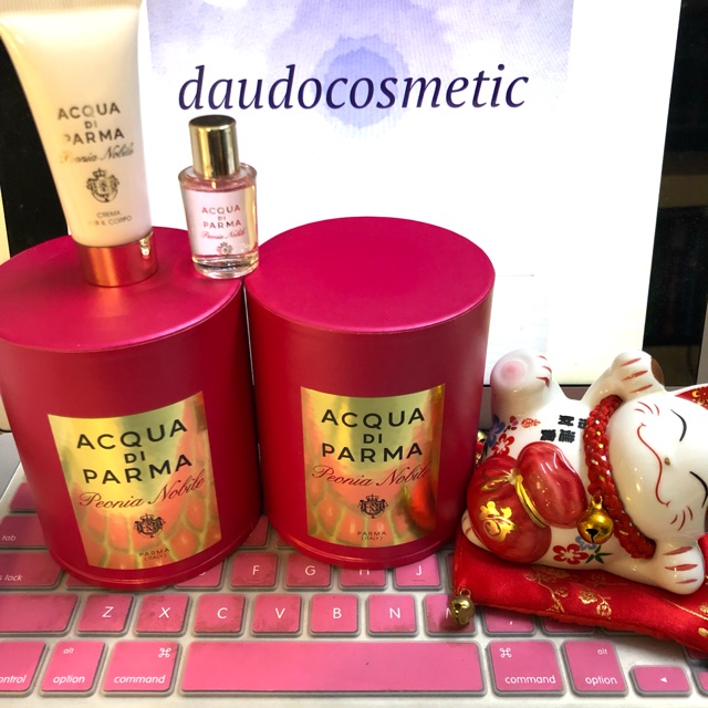 [ set ] Nước hoa Acqua Di Parma Acqua Peonia Nobile EDP 5ml + Body Cream 20ml