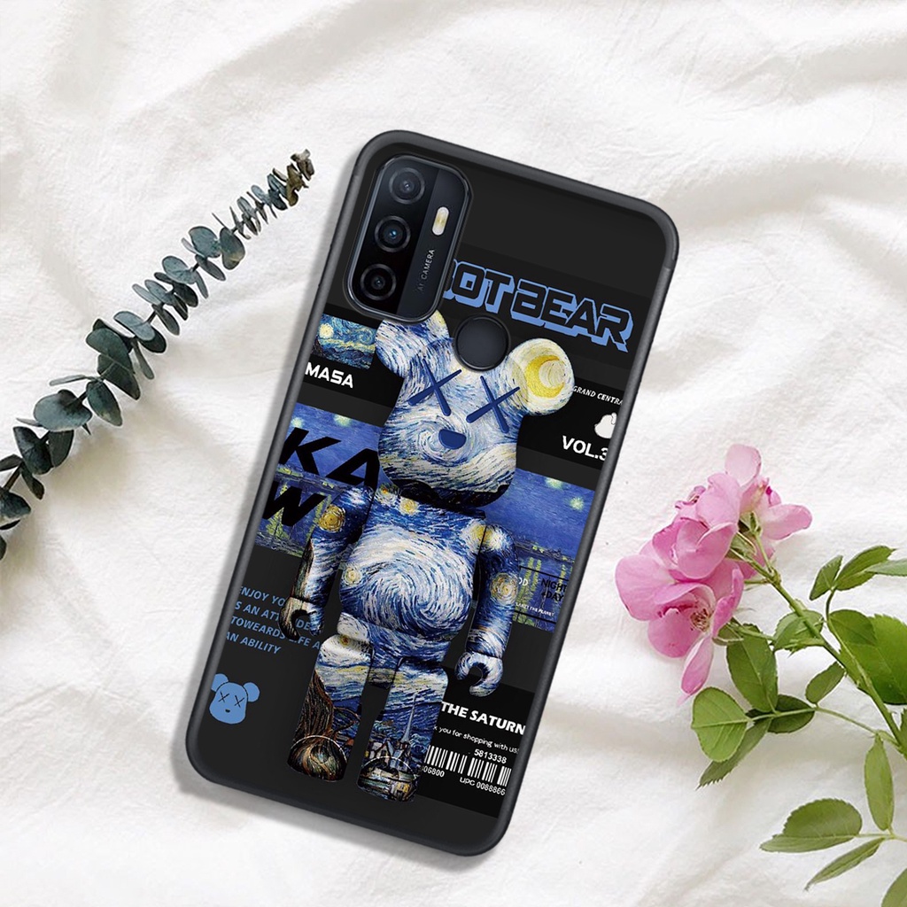 [HOT]ỐP OPPO OPPO A52 - A92 - A53 - A15  , In Hình Gấu Robot họa tiết L-V màu sắc cực đẹp.