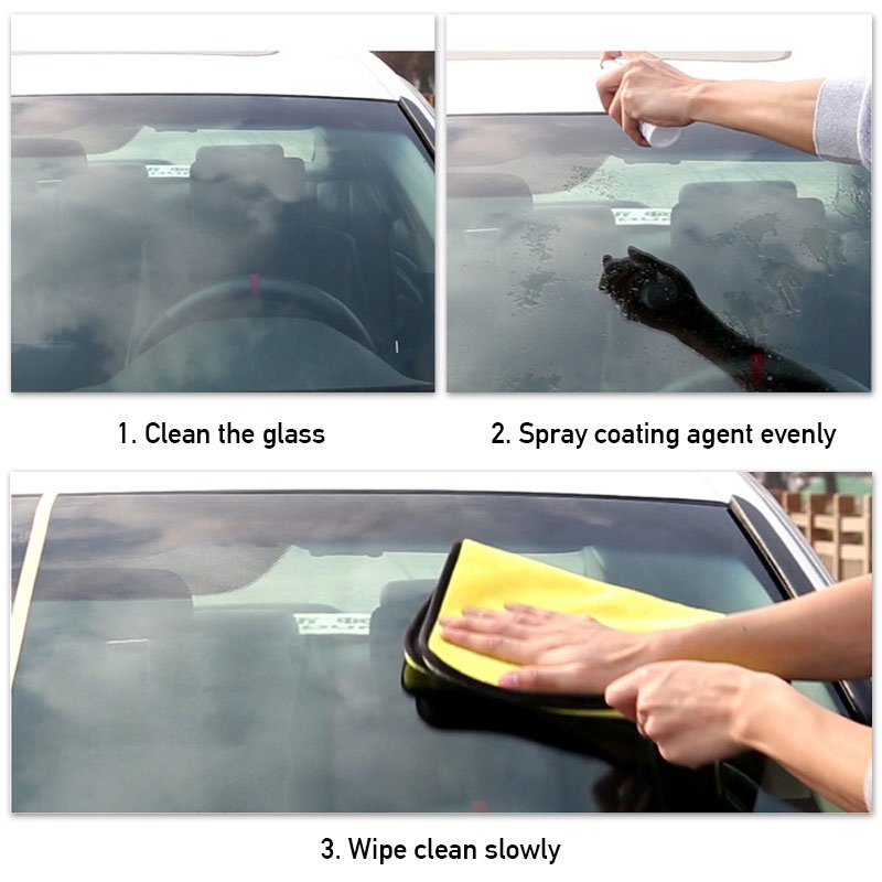 SEAMETAL Dung Dịch Phủ Kính Chắn Gió Xe Hơi Chống Nước Mưa 50ml Tiện Dụng