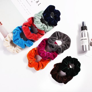 Cột tóc Scrunchies vải nhung