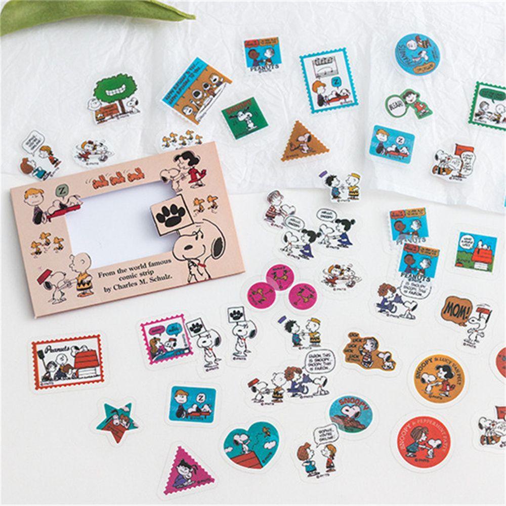 Set 45 Sticker Hoạt Hình Dán Trang Trí Nhật Ký