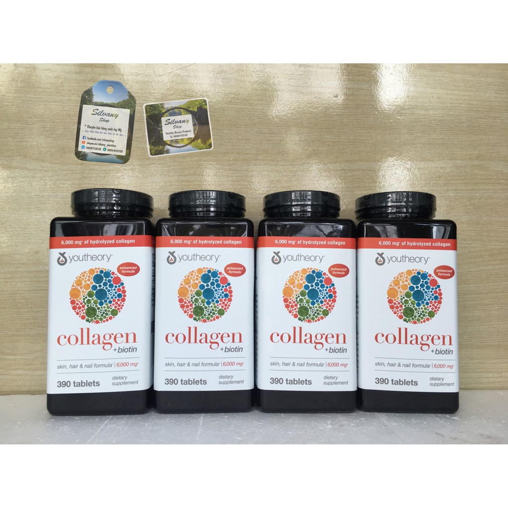 [Date 05/2022] Collagen Youtheory Type 1, 2 & 3 hộp 390 viên