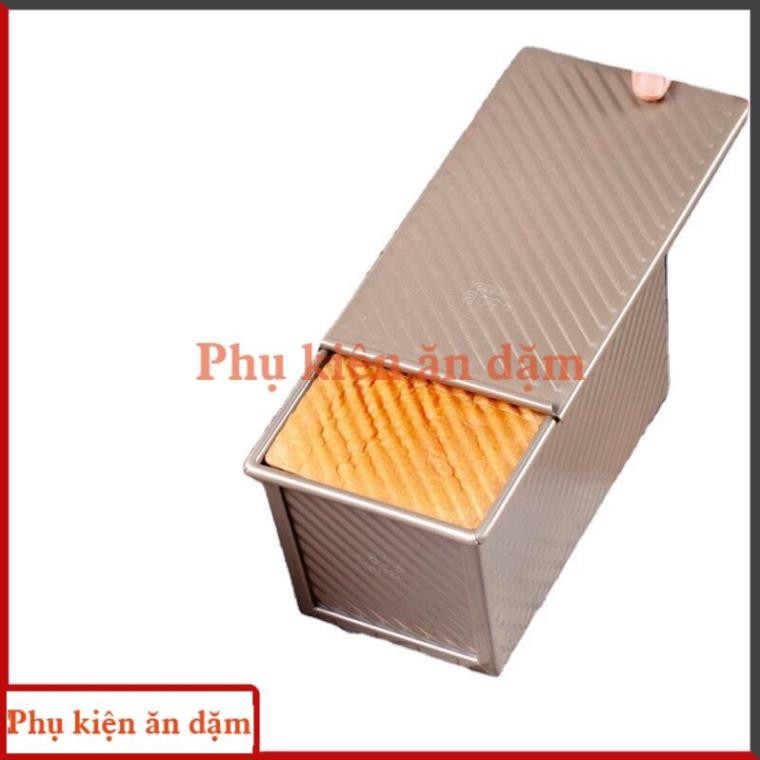 (RẺ VÔ ĐỊCH) Khuôn Bánh Mì Gối Chống Dính Có Nắp Đậy 450G HÀNG LOẠI 1