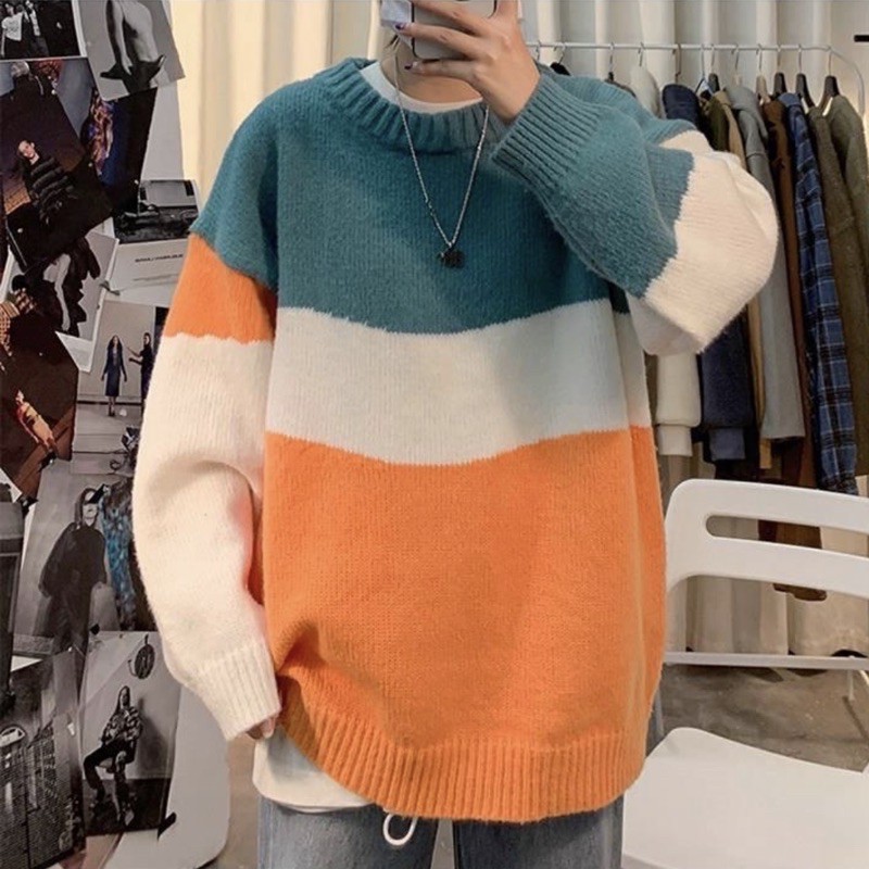 Áo Len Dài Tay Nam Nữ Cổ Tròn Dày Dặn Xu Hướng Thời Trang Hàn Quốc | BigBuy360 - bigbuy360.vn