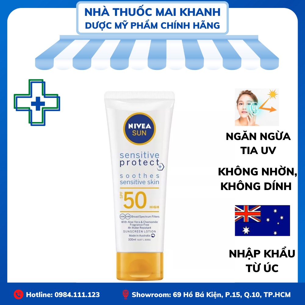 Kem chống nắng Nivea Sensitive Protect