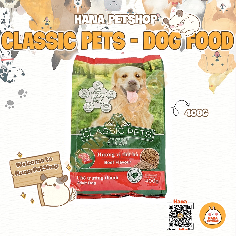 Thức Ăn Cho Chó Classic Pets FREESHIP Classic Pets 400G Thức Ăn CHÍNH HÃNG SmartHeart Dành Cho Chó ...