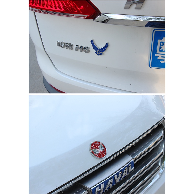 Logo Người Nhện Bằng Kim Loại Chất Lượng Dành Cho Xe Hơi