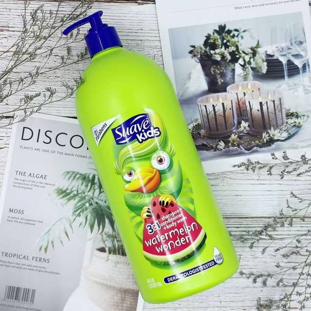 Sữa tắm gội cho bé Suave Kids 3in1 hương táo 1180ml - Herskin Official Store