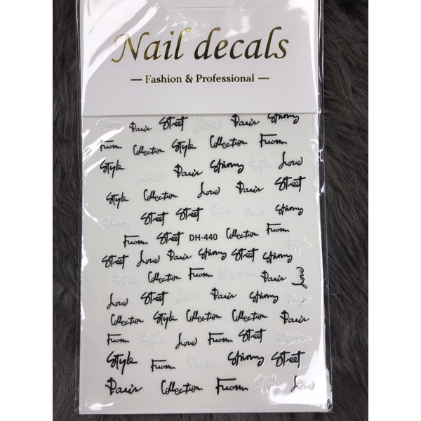 stick chữ kỹ ( mã DH 440 )  ( làm móng , nail box )