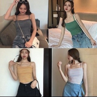 Áo 2 dây ngang sọc form dưới 53kg