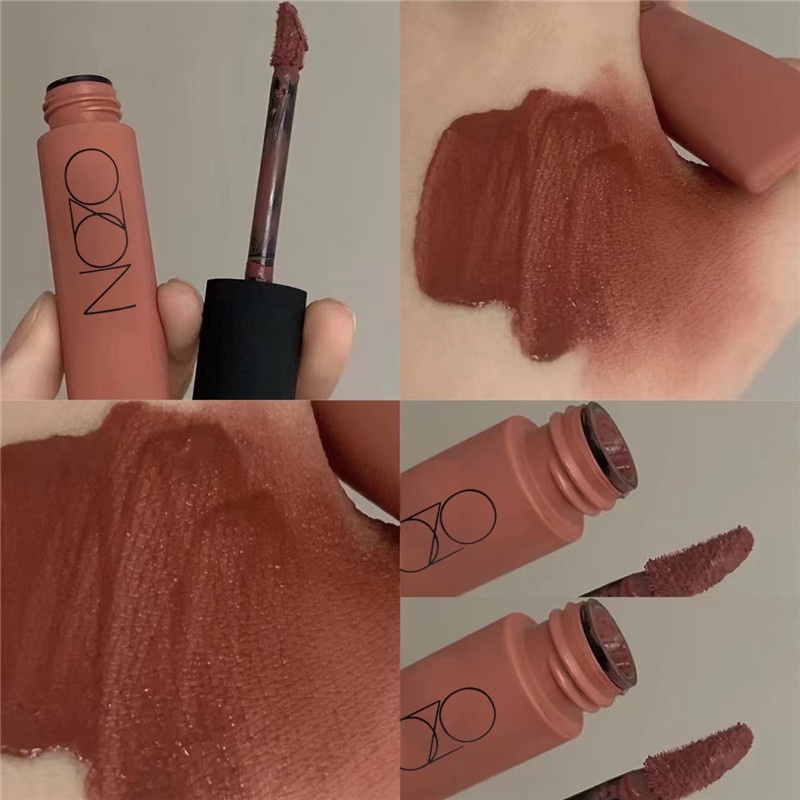 Abpopa NOZO® Son Kem Màu Nhung Lì Nude Lâu Trôi Không Thấm Nước