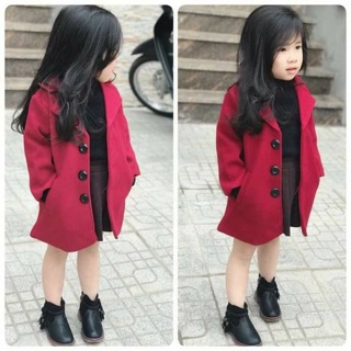 Áo dạ hàn quốc bé trai bé gái