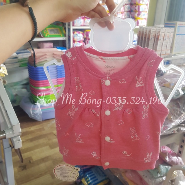 [DMA218-ẢNH THẬT 100%] Áo gile Dokma 2 lớp dày dặn ấm áp cho bé