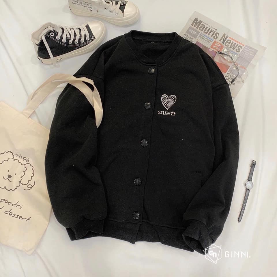 ÁO KHOÁC CARDIGAN TRÁI TIM ĐẠI HÀN | GINNI | BigBuy360 - bigbuy360.vn