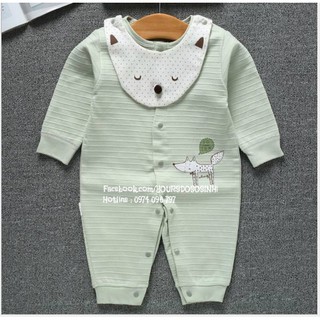Body cotton cúc 0-12m