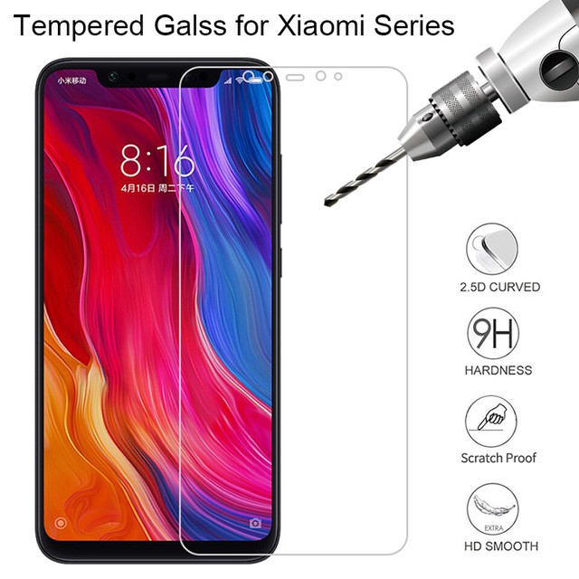 Kính Cường Lực Cho Xiaomi Redmi 7a 8a Note 8t 7 8 2 3 4 4x 5a 5 6 K20 K30 9 9s Pro Max S2 Y2 Y3 S3