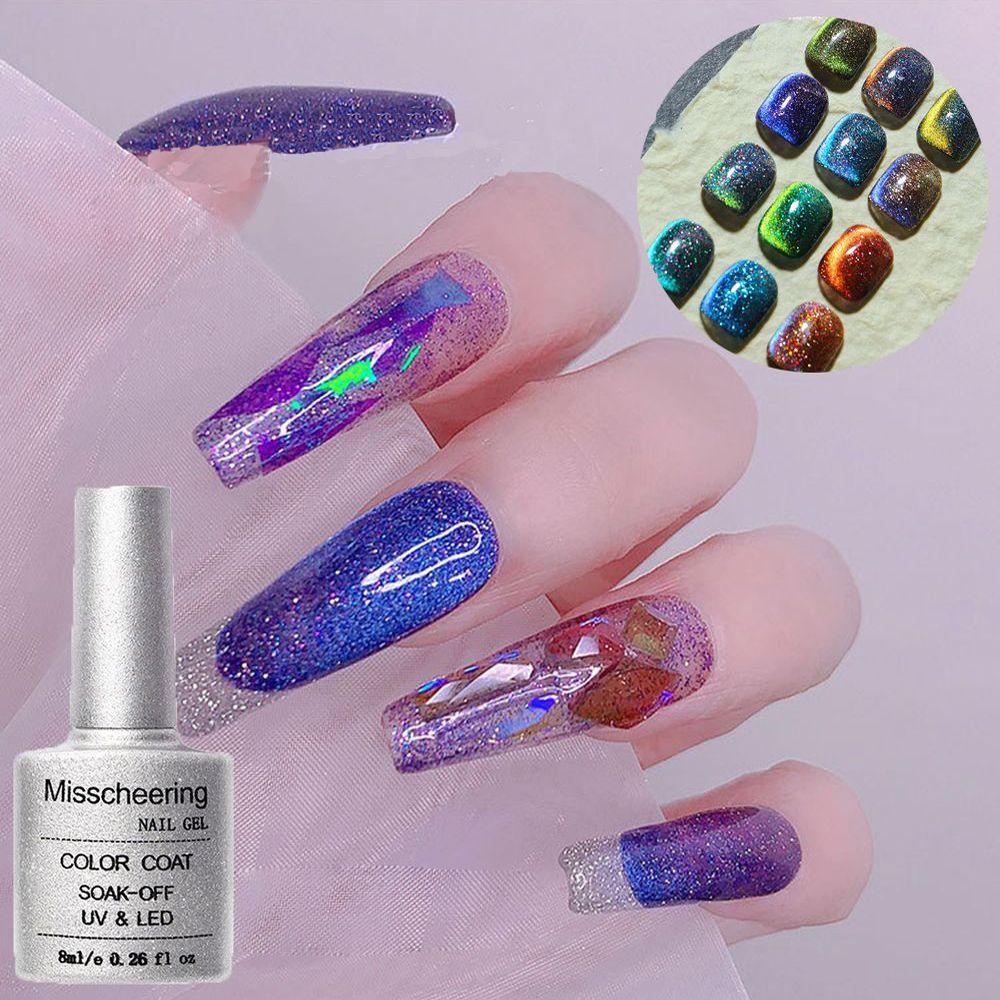 Gel UV Mắt Mèo Nhiều Màu Sắc Lấp Lánh