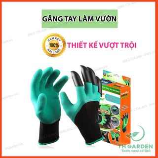 Găng tay làm vườn có móng vuốt chuyên dụng - Dễ dàng đào xới đất - Co giãn đàn hồi rất êm ái.