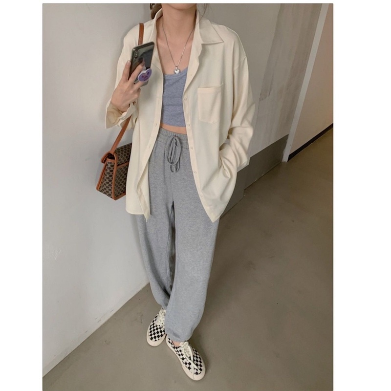 Áo Sơ Mi Voan Chống Nắng Dáng Rộng Thời Trang Xuân Hè Cho Nữ