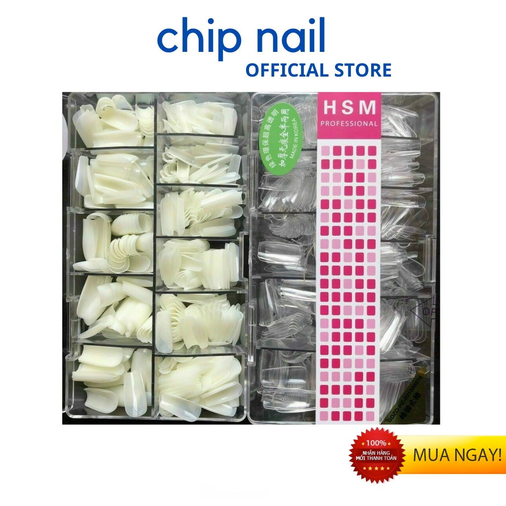Móng úp HSM các fom: thang, vuông , nhọn