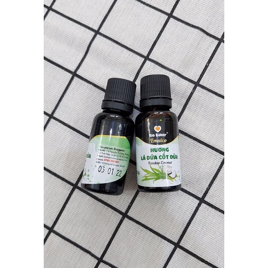 Hương tạo màu lá dứa cốt dừa Bio Baker 20g ⚡ HÀNG CHẤT LƯỢNG⚡ Tinh chất hương rất thơm ngon