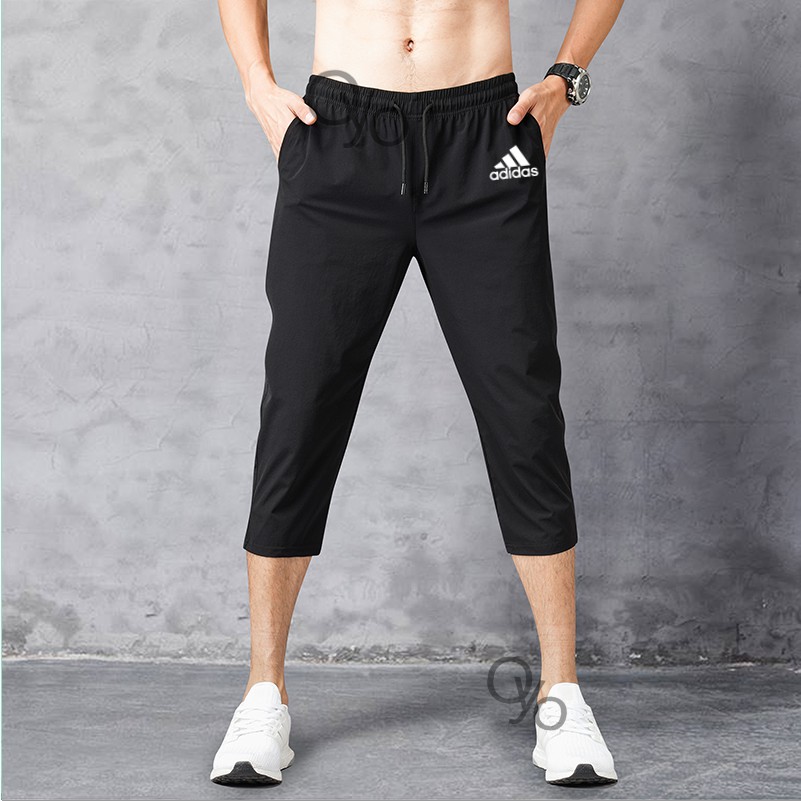 Quần Dài Thể Thao Adidas Dáng Ôm Thoáng Khí Màu Trơn Cá Tính Cho Nam