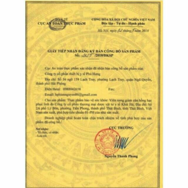 ✅[CHÍNH HÃNG] Viên uống giảm cân Hồng Hạc Phục Linh (lọ x40 viên) | BigBuy360 - bigbuy360.vn