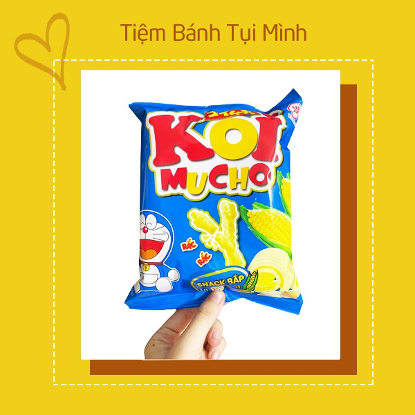 Bánh Snack bắp Koimucho - vị bơ tỏi 36g