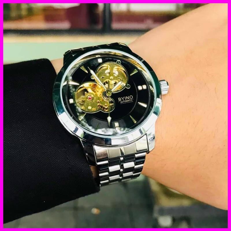 [ ĐỒNG HỒ NAM CAO CẤP ] ĐỒNG HỒ BYINO CƠ LỘ MÁY CHÍNH HÃNG CAO CẤP (TẶNG KÈM HỘP) | BigBuy360 - bigbuy360.vn