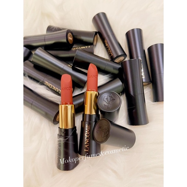 Son Lancome mini mầu 196 đỏ cam cháy và 888 mầu đỏ rượu