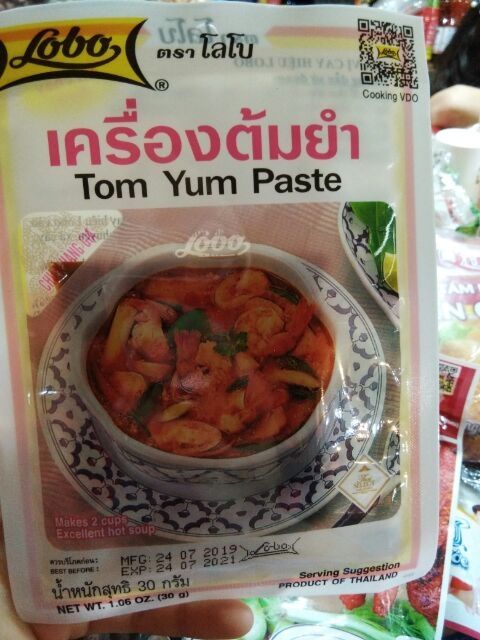 Tôm yum paste gia vị lẩu thái