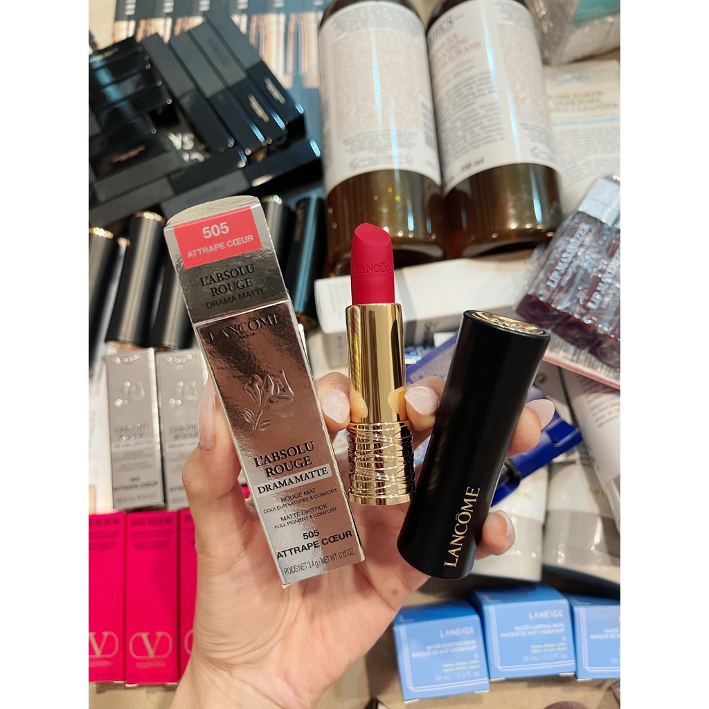 SON LANCOME L'ABSOLU ROUGE DRAMA MATTE 888, 196, 274