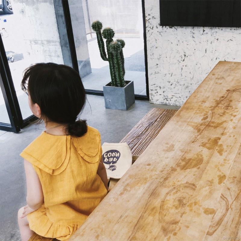 Đầm búp bê không tay thời trang Hàn Quốc cho bé gái