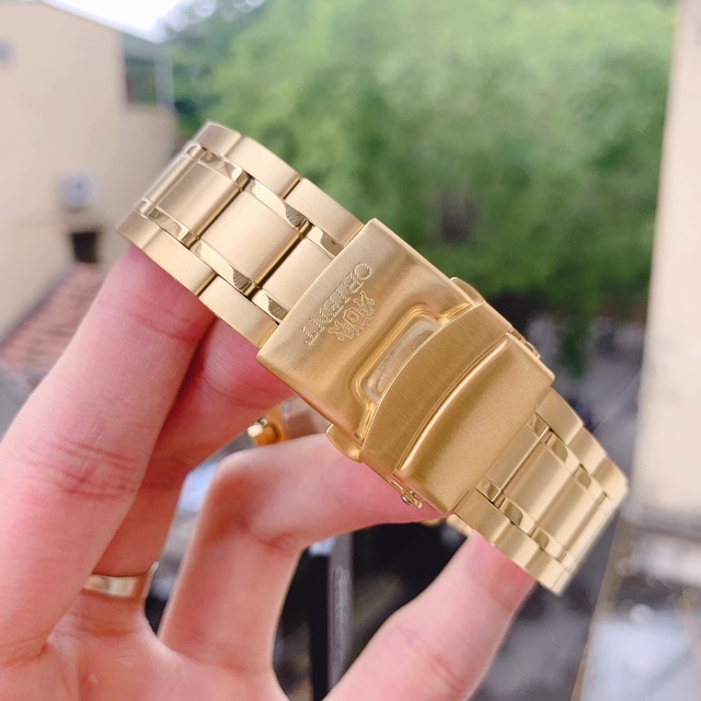 Đồng hồ nam Orient Perpetual Calendar FEU07003TX Gold, máy Automatic, lịch vạn niên, lịch ngày giờ, mạ vàng PVD, 44mm