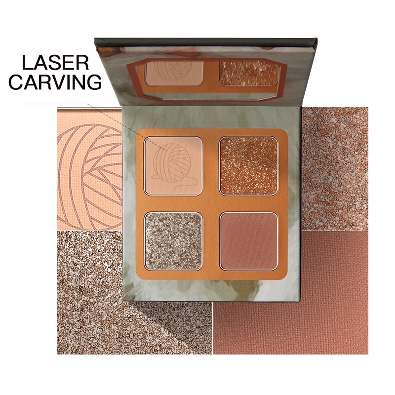 [Hàng mới về] Bảng phấn mắt VENUS MARBLE 5.6g 4 màu với màu lì và màu bóng ánh ngọc trai kháng nước phân cực | BigBuy360 - bigbuy360.vn