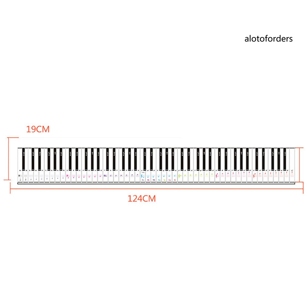 Thẻ Luyện Tập Đàn Piano Điện Tử 88 Phím Linh Hoạt Chống Nước