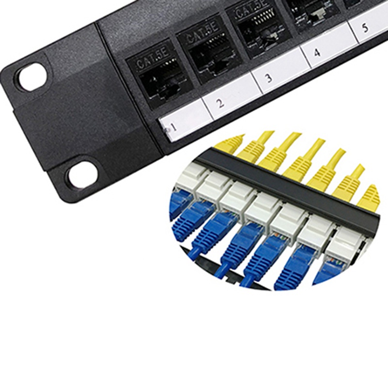 Khung Phân Phối Cáp Mạng RJ45 8 Cổng Thẳng CAT6