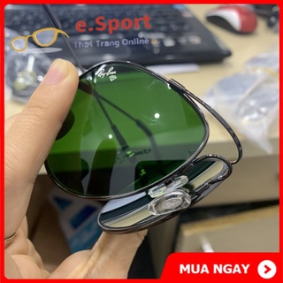 Kính mát thời trang nam nữ, tròng kính cường lực, gọng hợp kim chống gỉ, chống uv400, gọng dẻo rêu gọng đen