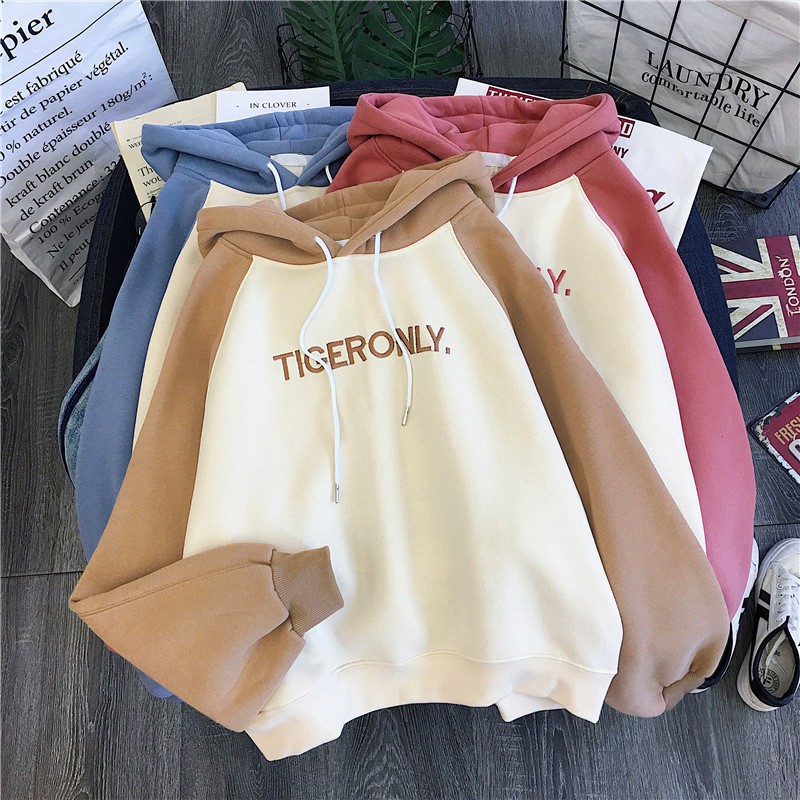 Áo hoodie phối màu đẹp, áo nỉ chất liệu vải cao cấp, áo hoodie vải nỉ lót bông dày dặn ( ảnh thật )