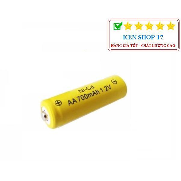 Pin Tiểu Sạc AA 700mAh 1.2V Dùng cho Máy Ảnh, Đồng Hồ, Đồ Chơi