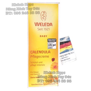 Kem chống hăm Weleda Baby Calendula Pflegecreme - Xách Tay Đức