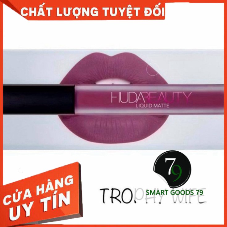 [ Chính Hãng ] [173] Set 4 son môi kem lì huda beauty liquid matte đẹp cao cấp loại tốt nhất màu hồng